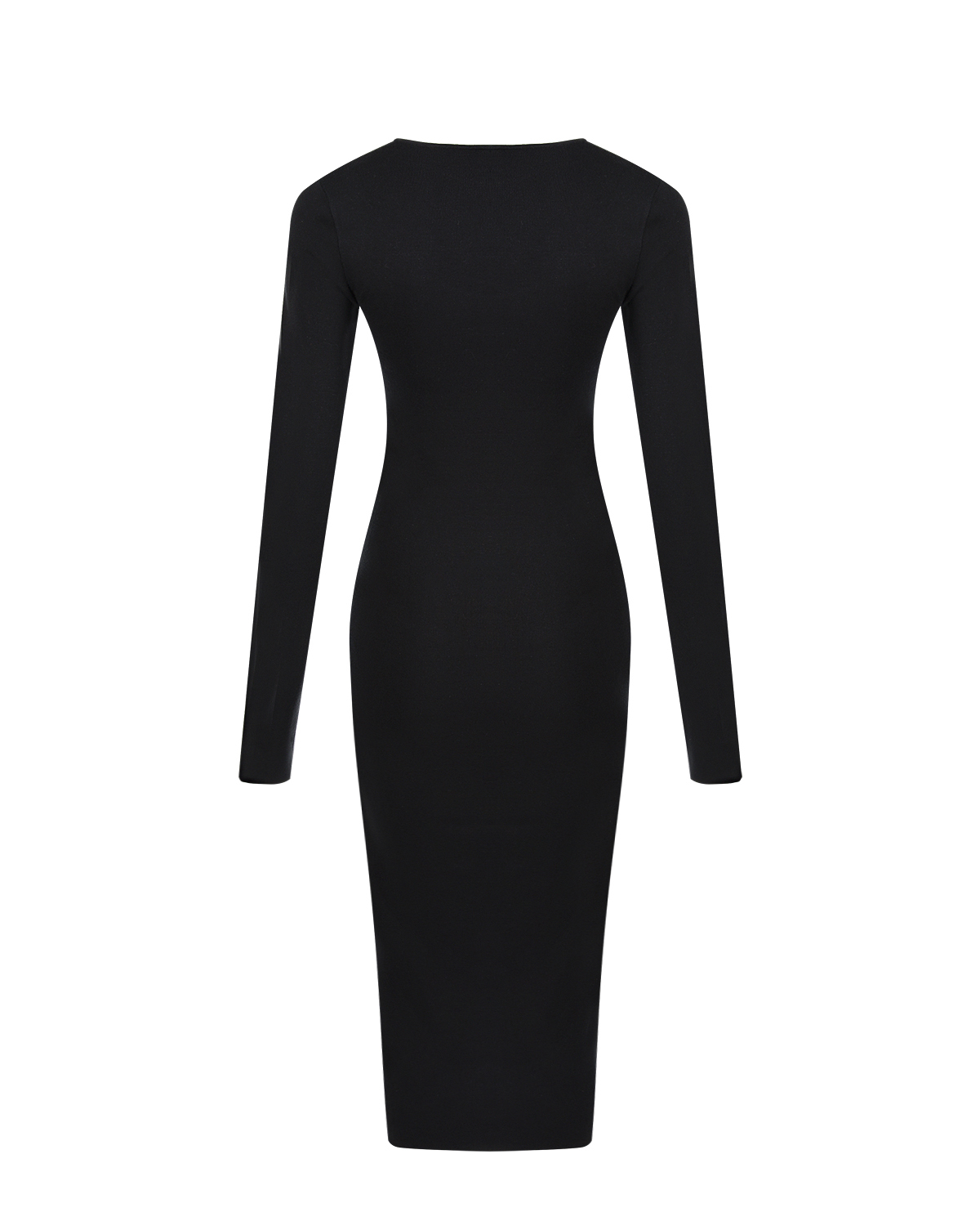 Черное платье из стрейч-шелка Joseph - фото 5