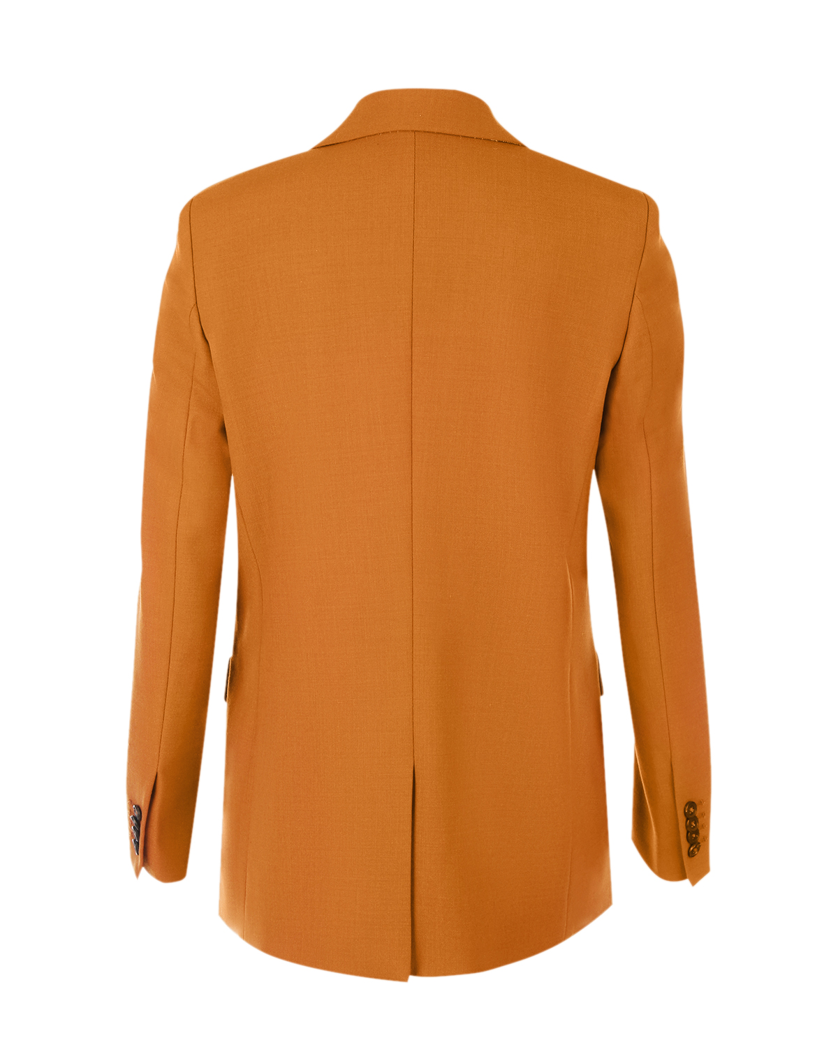 Однобортный пиджак прямого кроя MRZ, размер 40, цвет оранжевый - фото 4
