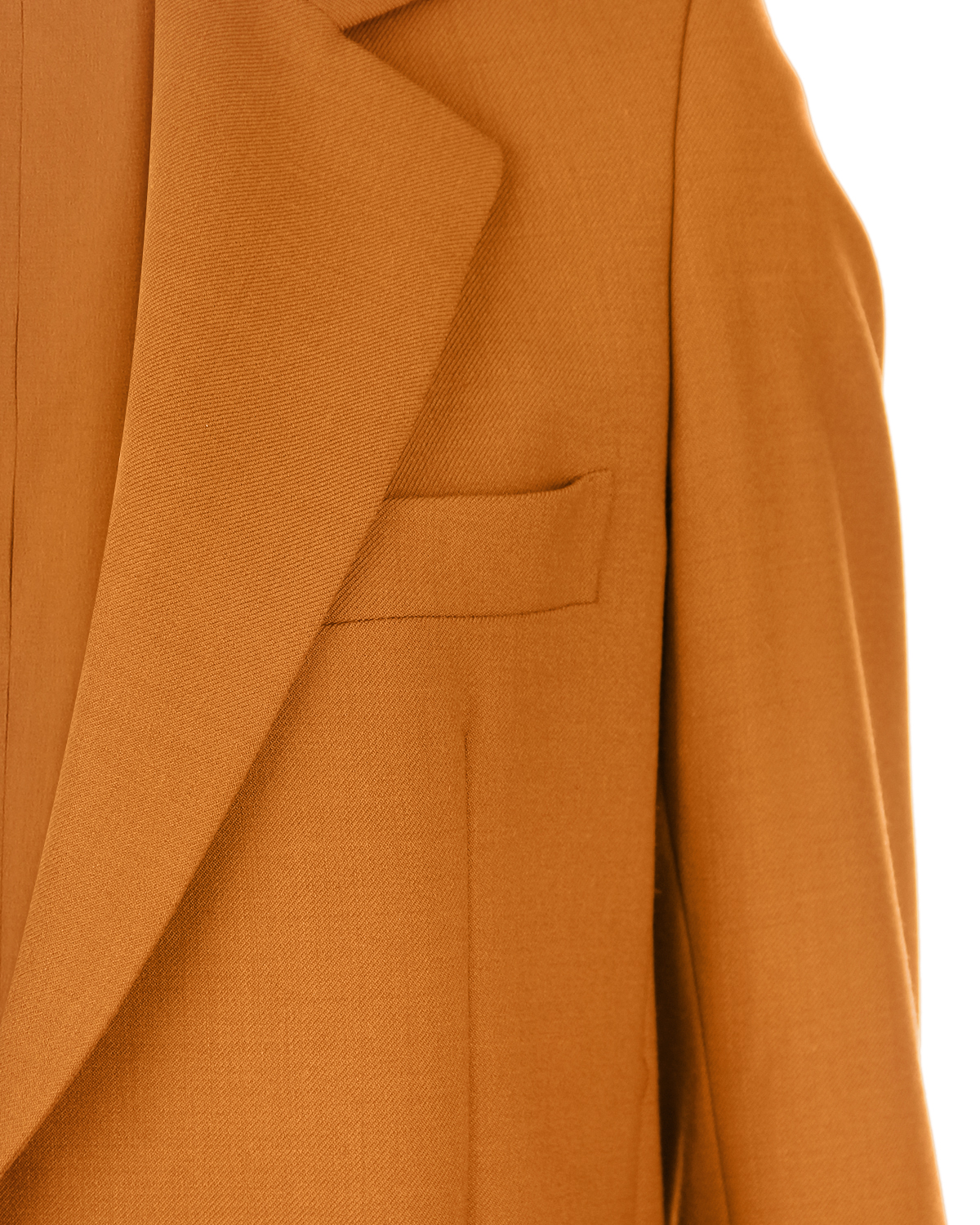 Однобортный пиджак прямого кроя MRZ, размер 40, цвет оранжевый - фото 5