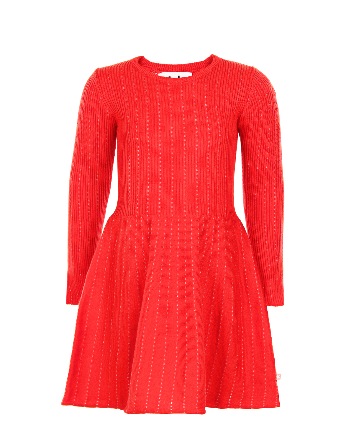 Красное платье с люрексом Molo детское, размер 164, цвет красный - фото 1