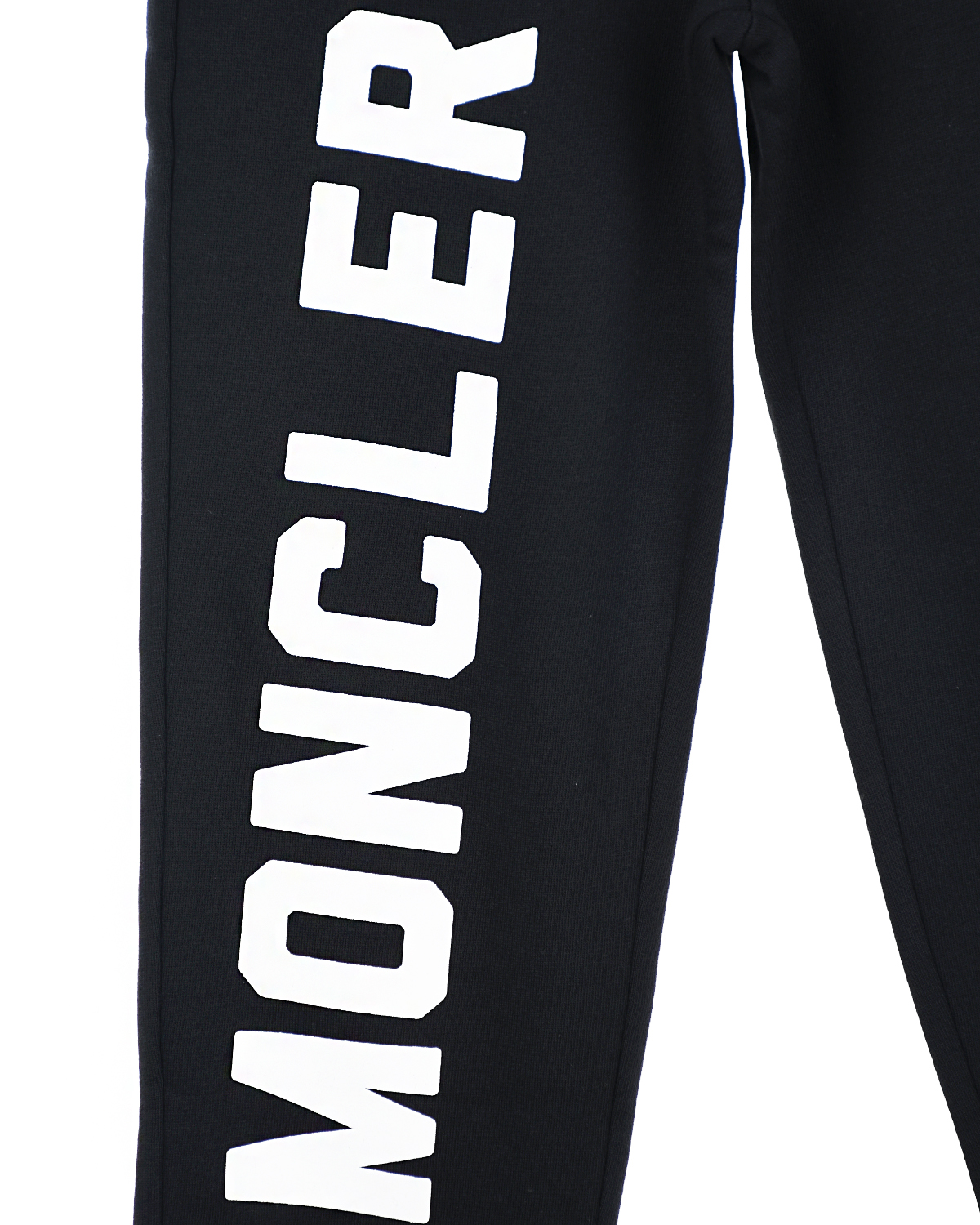 Черные спортивные брюки с логотипом Moncler детские - фото 4