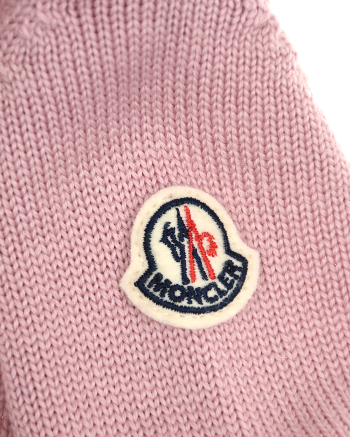 Розовая кофта из шерсти с ушками на капюшоне Moncler детская - фото 6