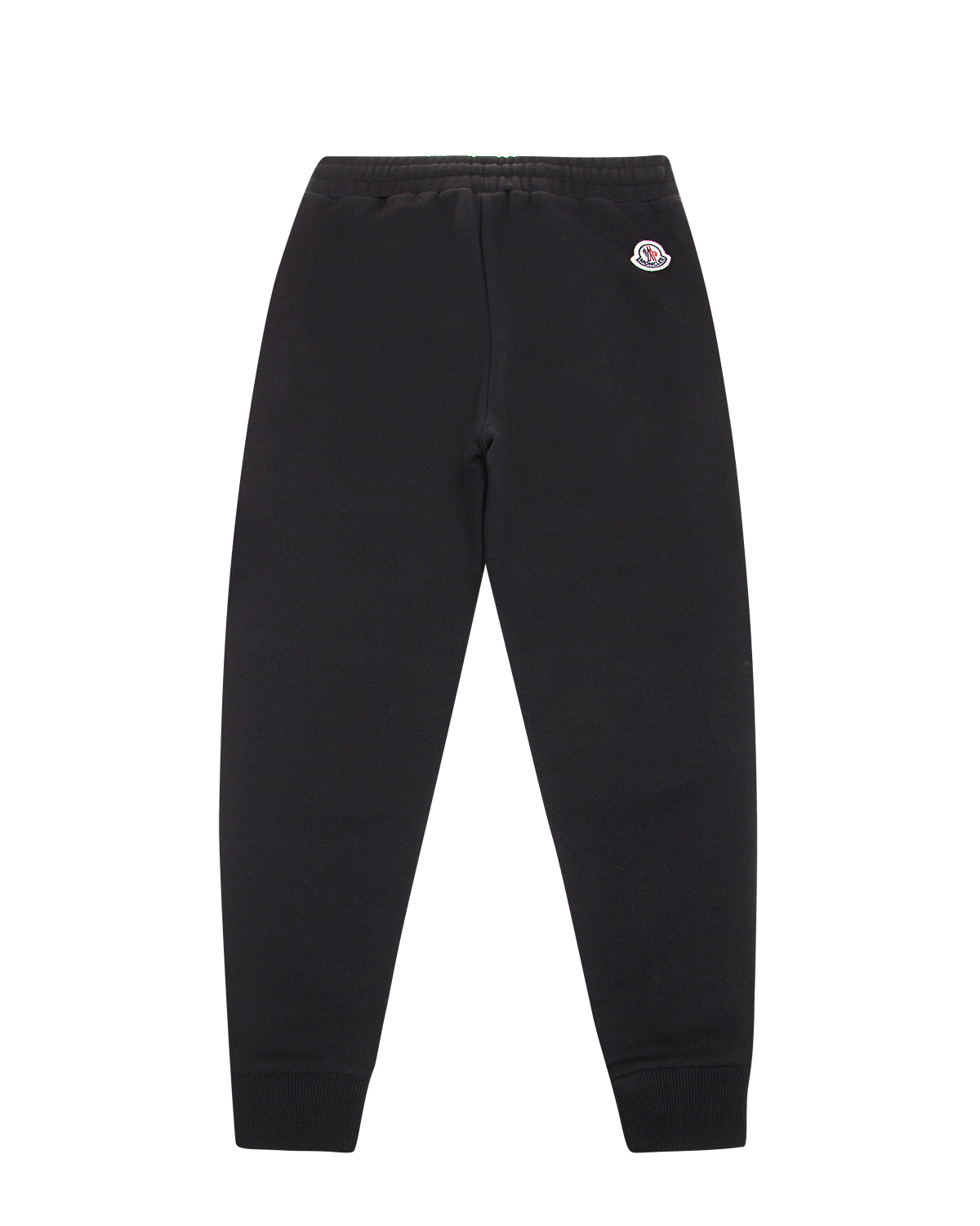Черные спортивные брюки с контрастными вставками Moncler детские - фото 2