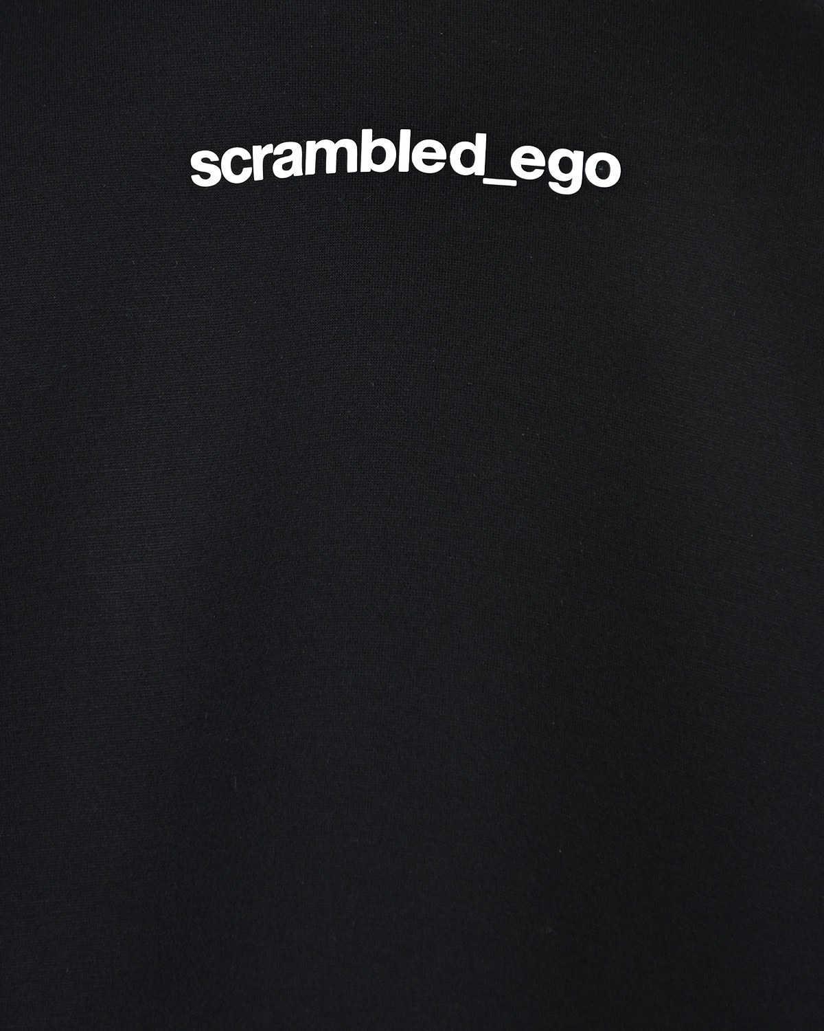 Черный джемпер с объемным принтом Scrambled Ego - фото 9