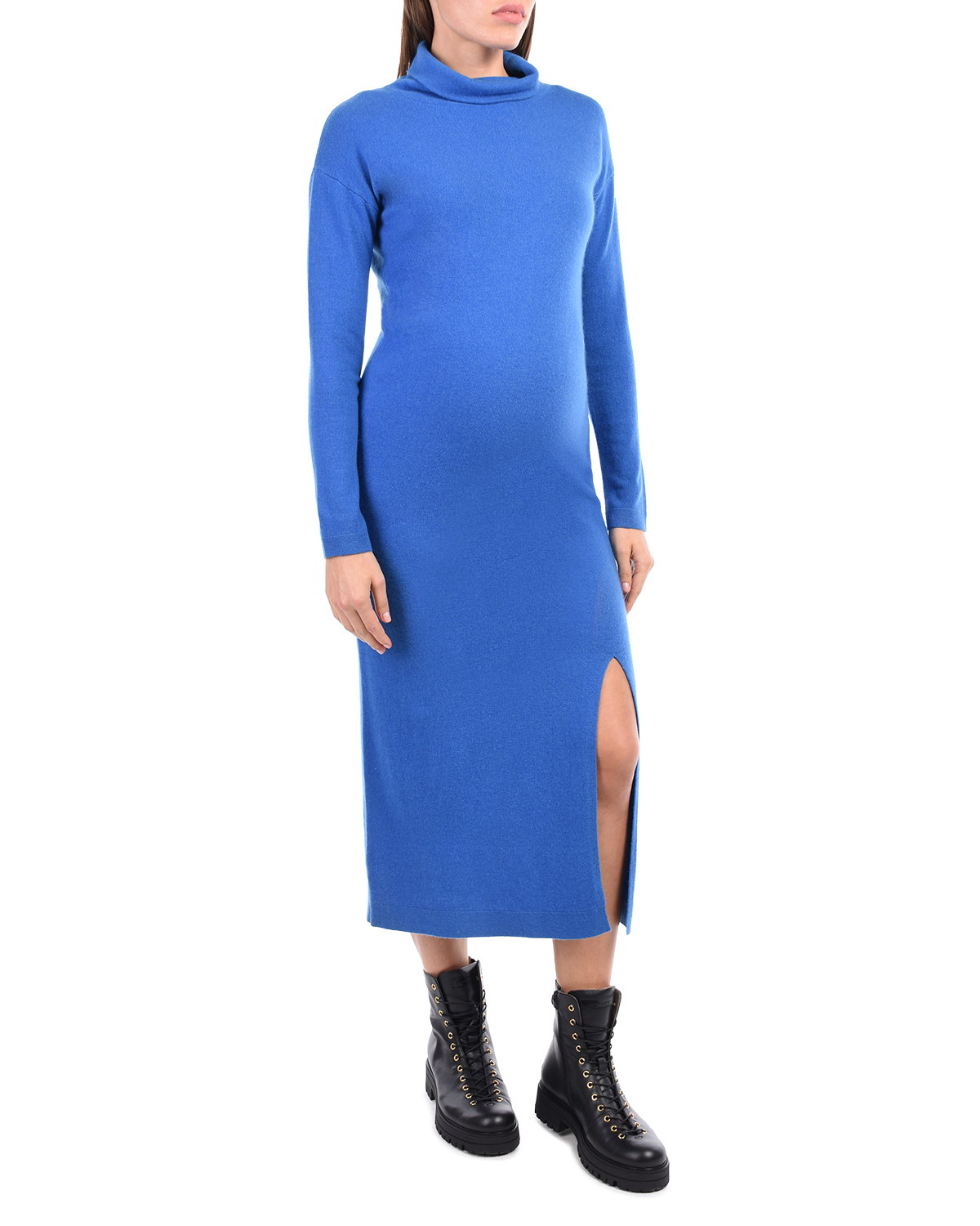Синее платье из кашемира Allude - фото 4