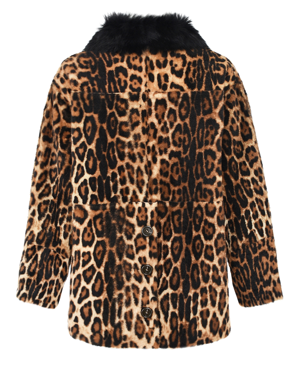 Укороченное пальто с контрастными карманами Yves Salomon, размер 36, цвет мультиколор - фото 10