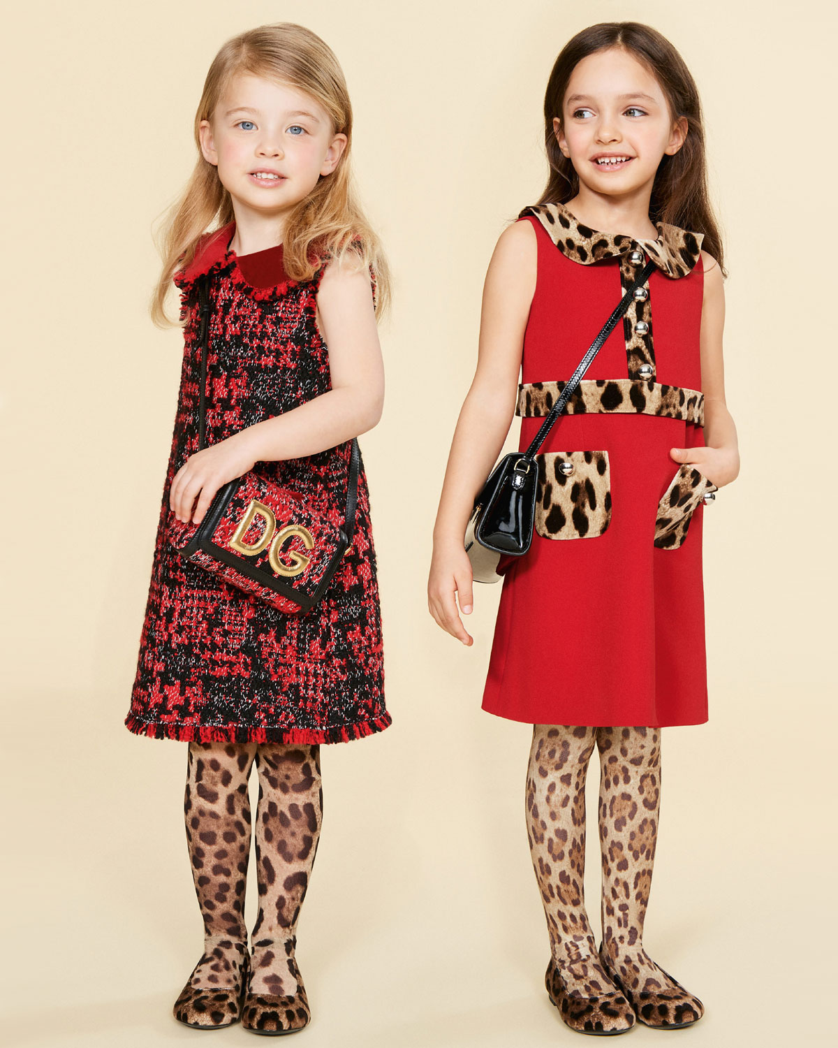 Балетки с леопардовым принтом Dolce&Gabbana детские - фото 2