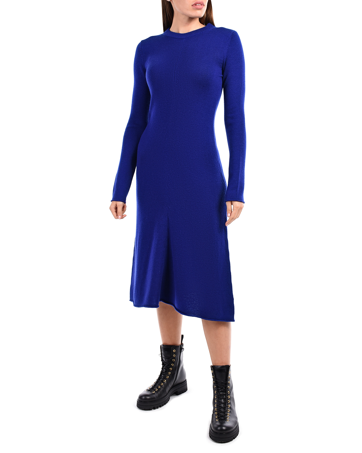 Синее платье из шерсти Joseph - фото 3