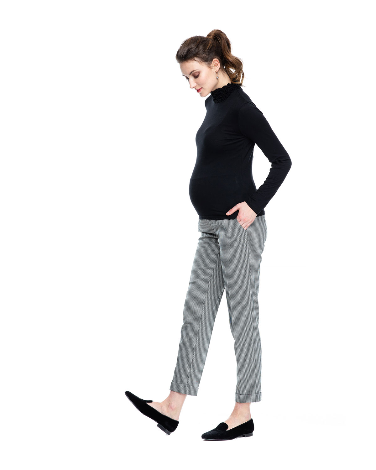 Водолазка для беременных GWYNETH из трикотажа Pietro Brunelli - фото 5