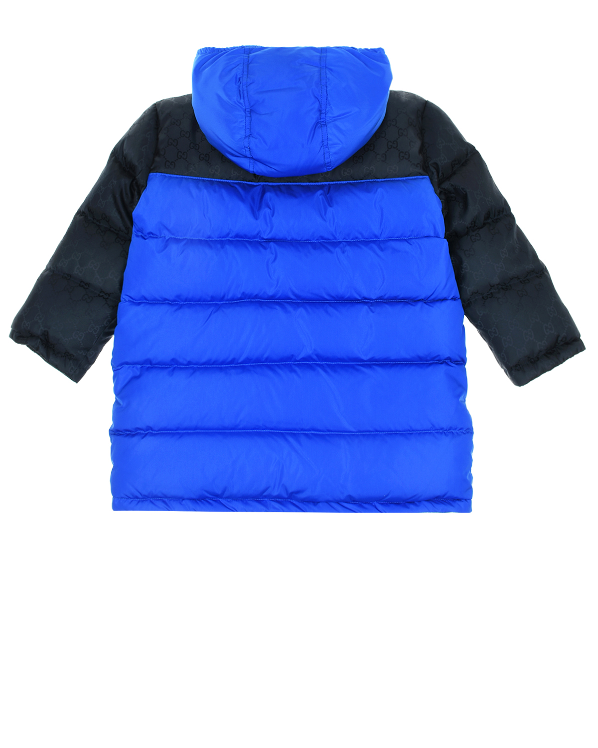 Пуховая куртка с контрастной вставкой GUCCI детская - фото 2