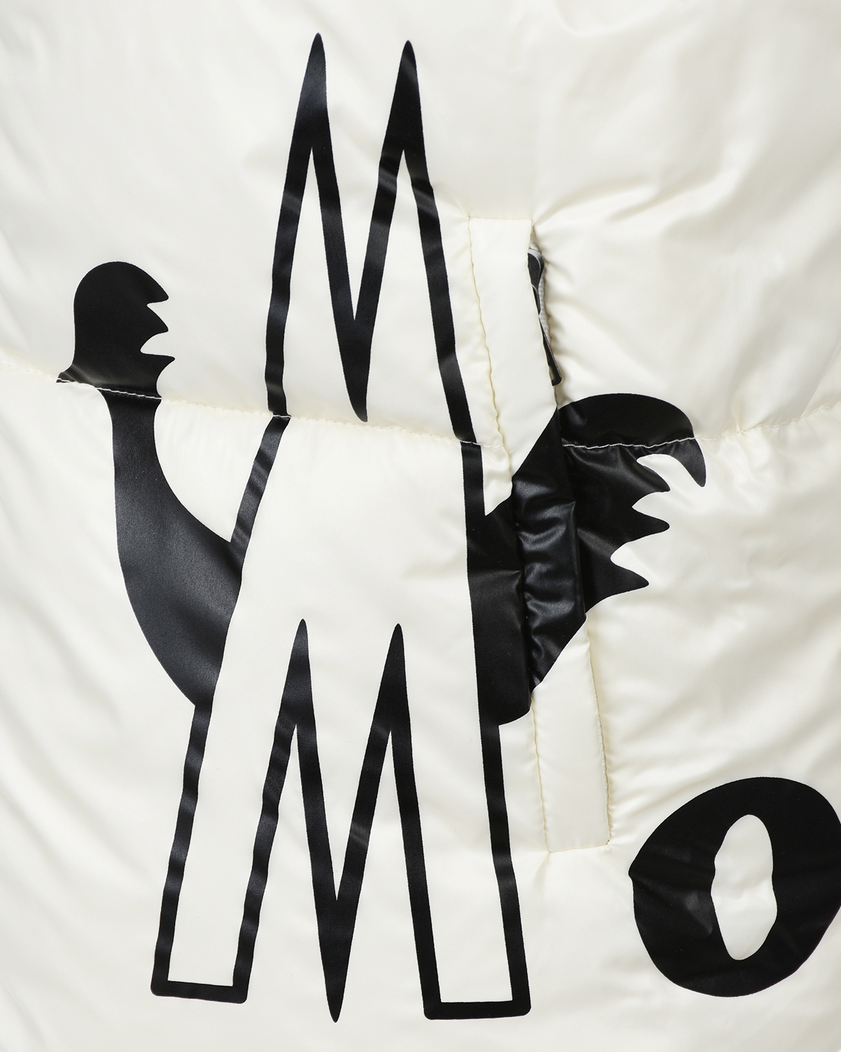 Белый пуховый жилет Gesse с логотипом Moncler детский - фото 5
