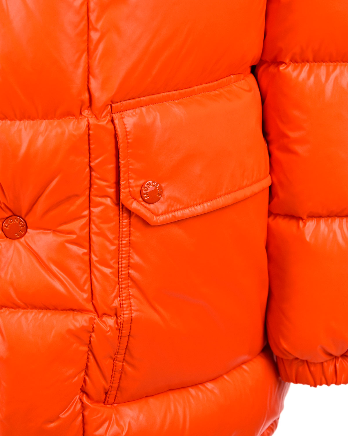Пуховая куртка с контрастной подкладкой Moncler детская - фото 5