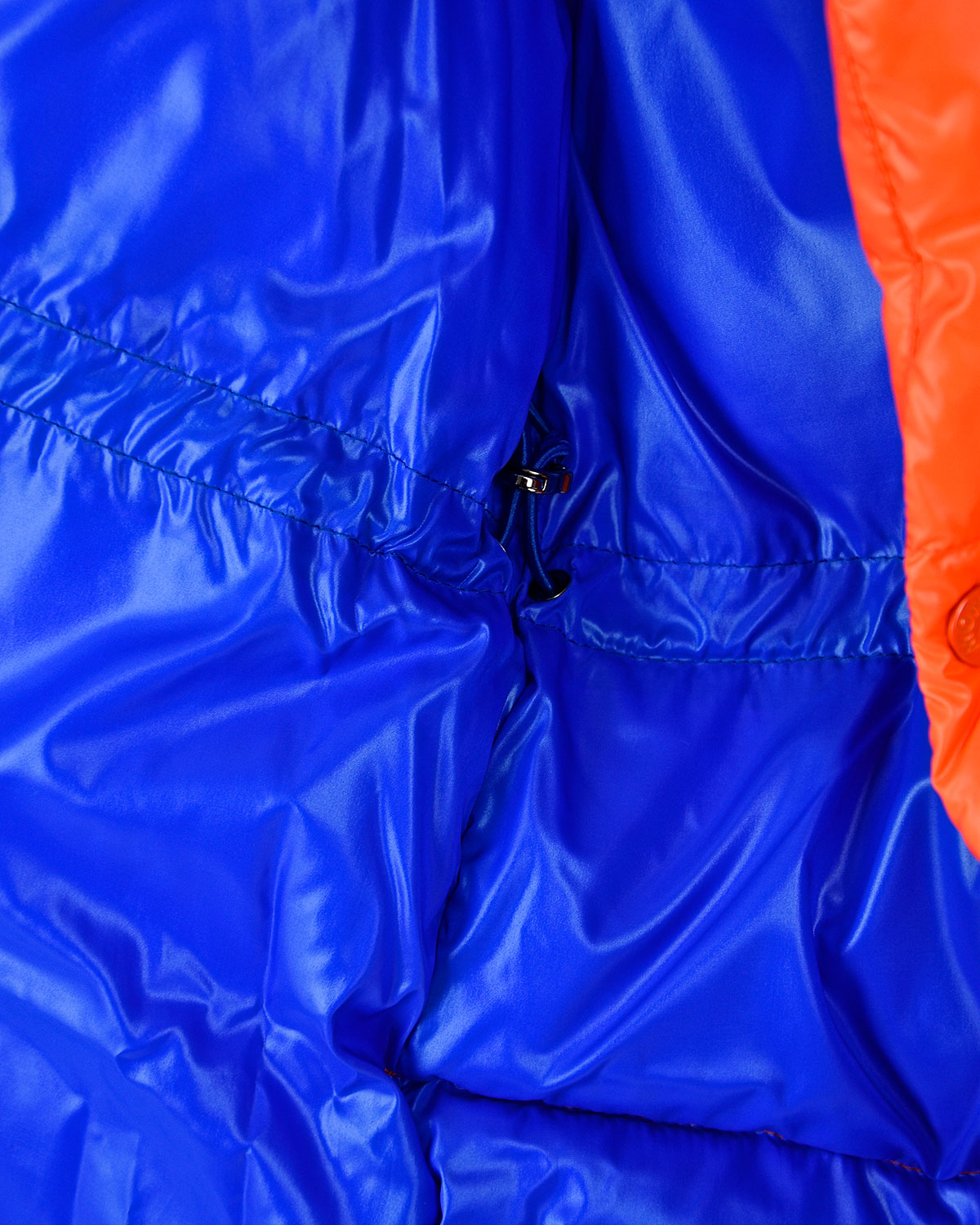 Пуховая куртка с контрастной подкладкой Moncler детская - фото 7
