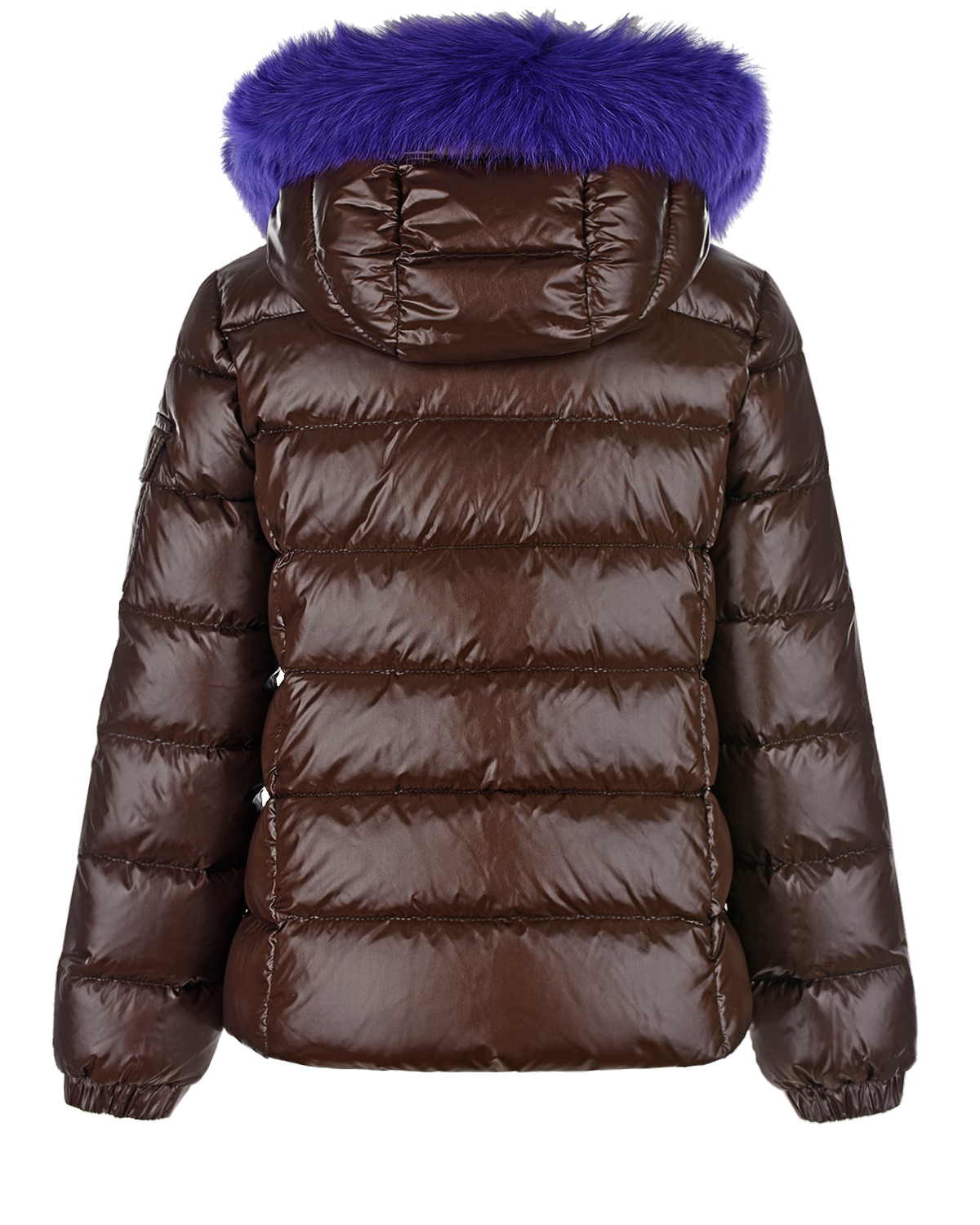 Пуховая куртка с контрастной отделкой Moncler детская - фото 2