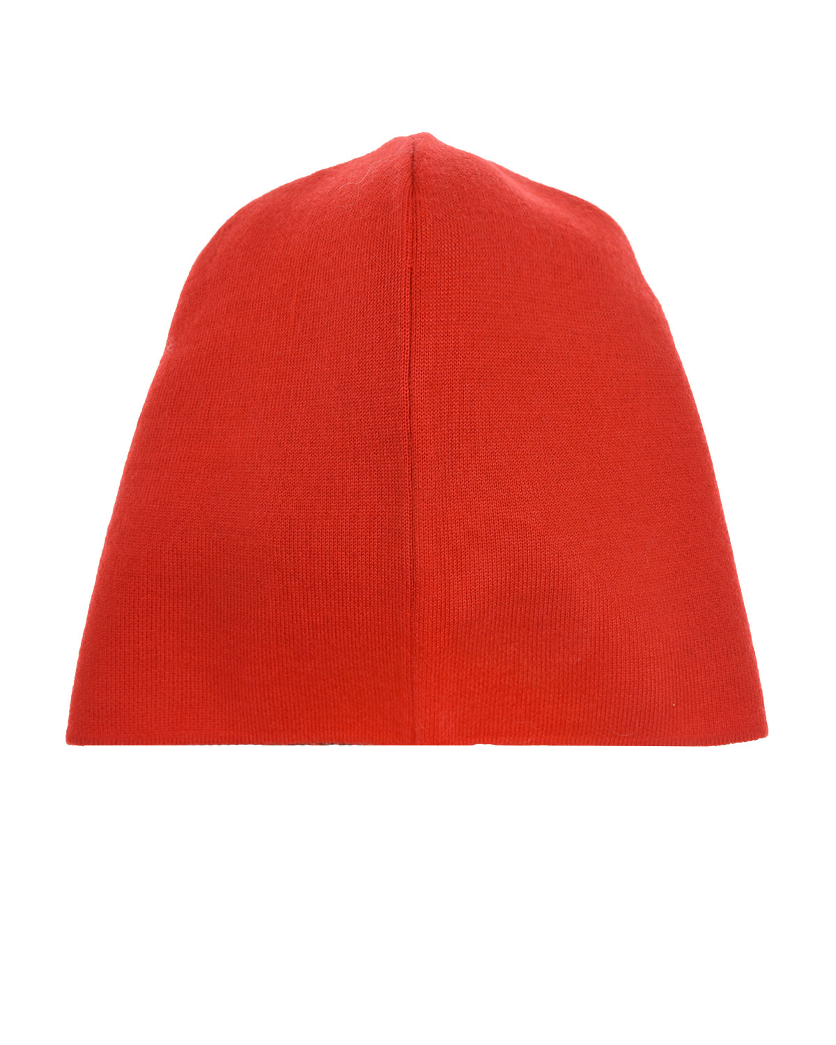 Красно-бежевая шапка из шерсти Burberry детское
