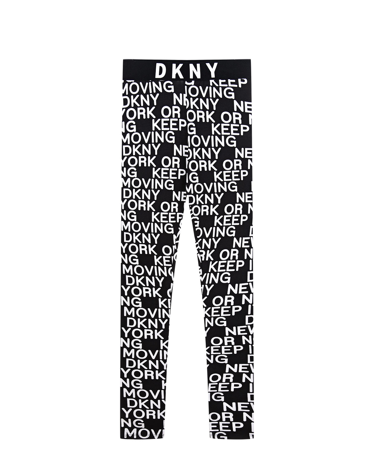 Леггинсы с буквенным принтом DKNY детские, размер 140, цвет мультиколор - фото 1