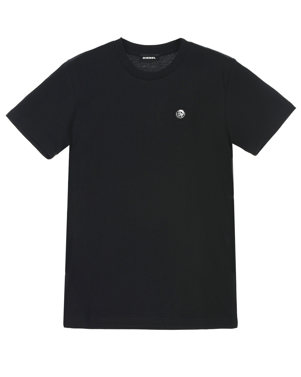 Черная футболка с логотипом Diesel детская, размер 152, цвет черный - фото 1