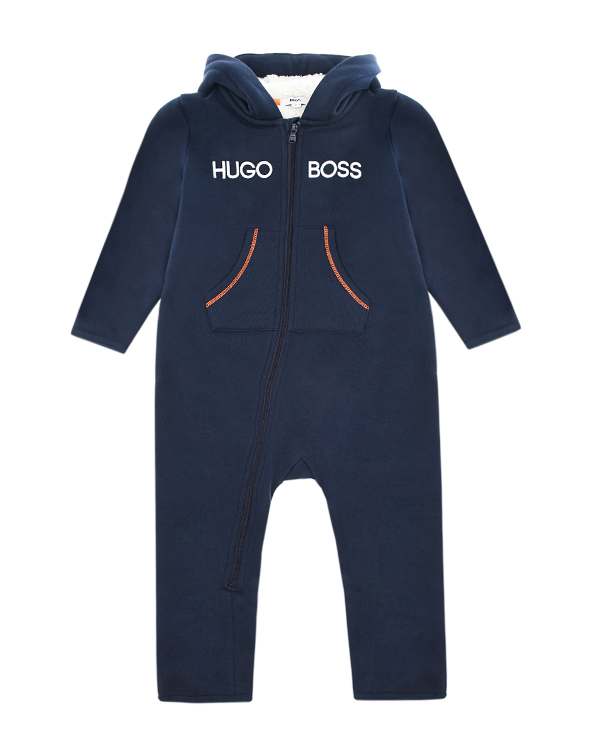 Синий комбинезон из флиса Hugo Boss детский