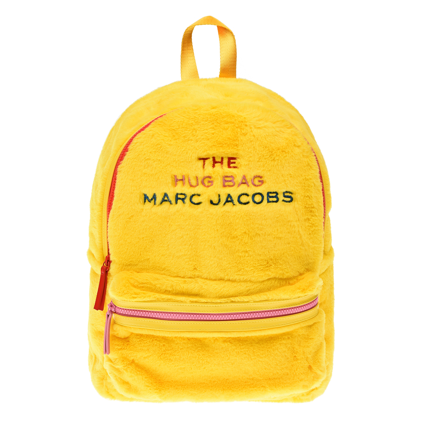 Желтый рюкзак из эко-меха, 27x40x19 см Little Marc Jacobs детский