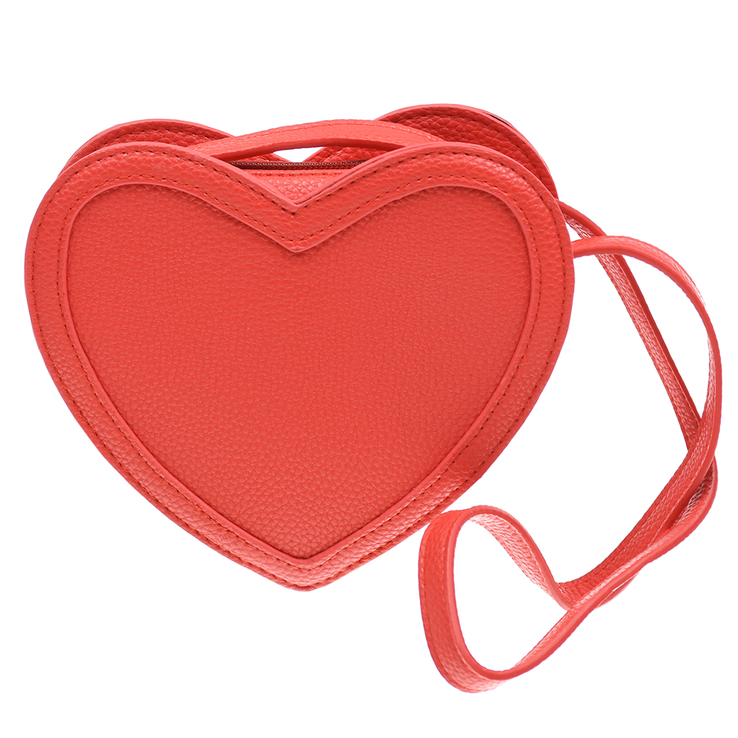 Красная сумка в форме сердца,14x18x4,5 см Molo детская, размер unica, цвет красный - фото 1