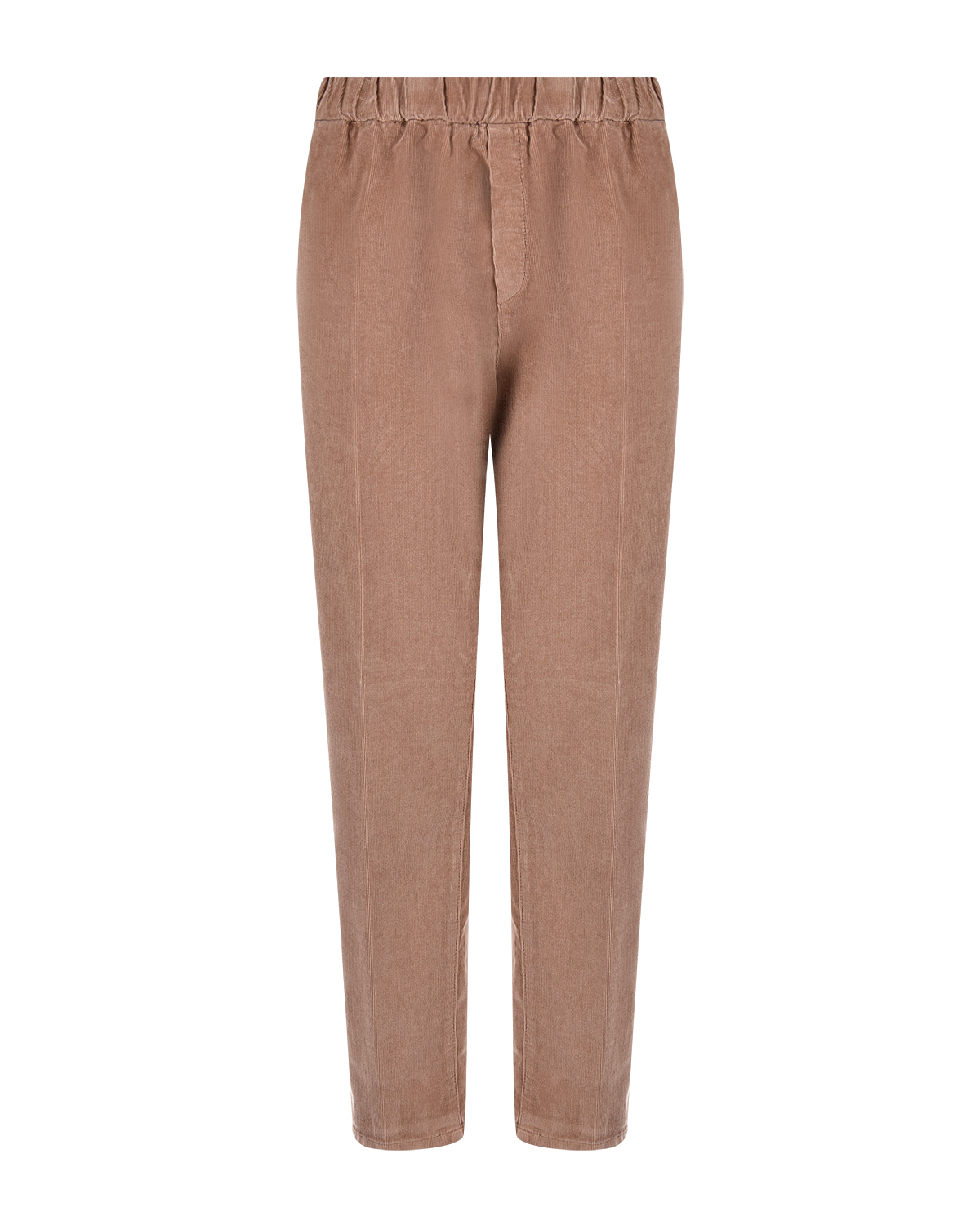 Коричневые брюки из вельвета Panicale, размер 40, цвет коричневый - фото 1