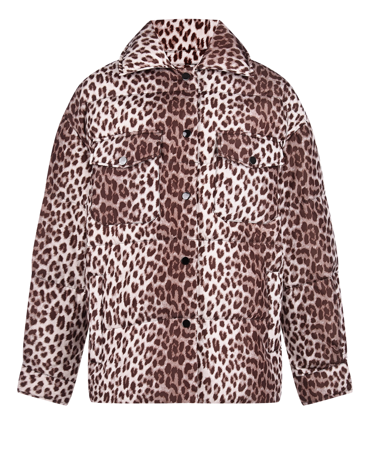 Куртка с леопардовым принтом Parosh, размер 42, цвет мультиколор - фото 1