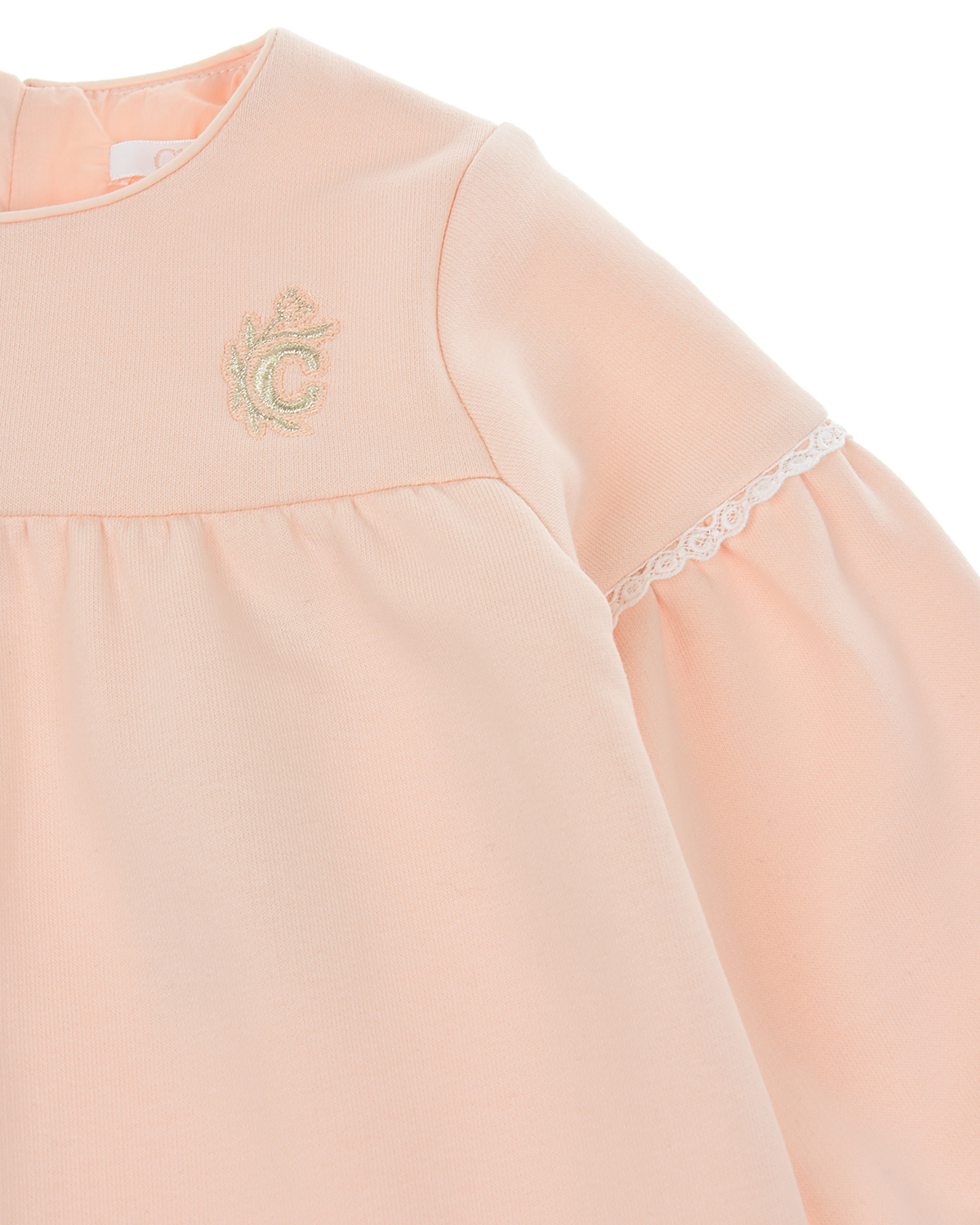 Розовое платье с вышивкой Chloe детское, размер 86, цвет розовый - фото 3