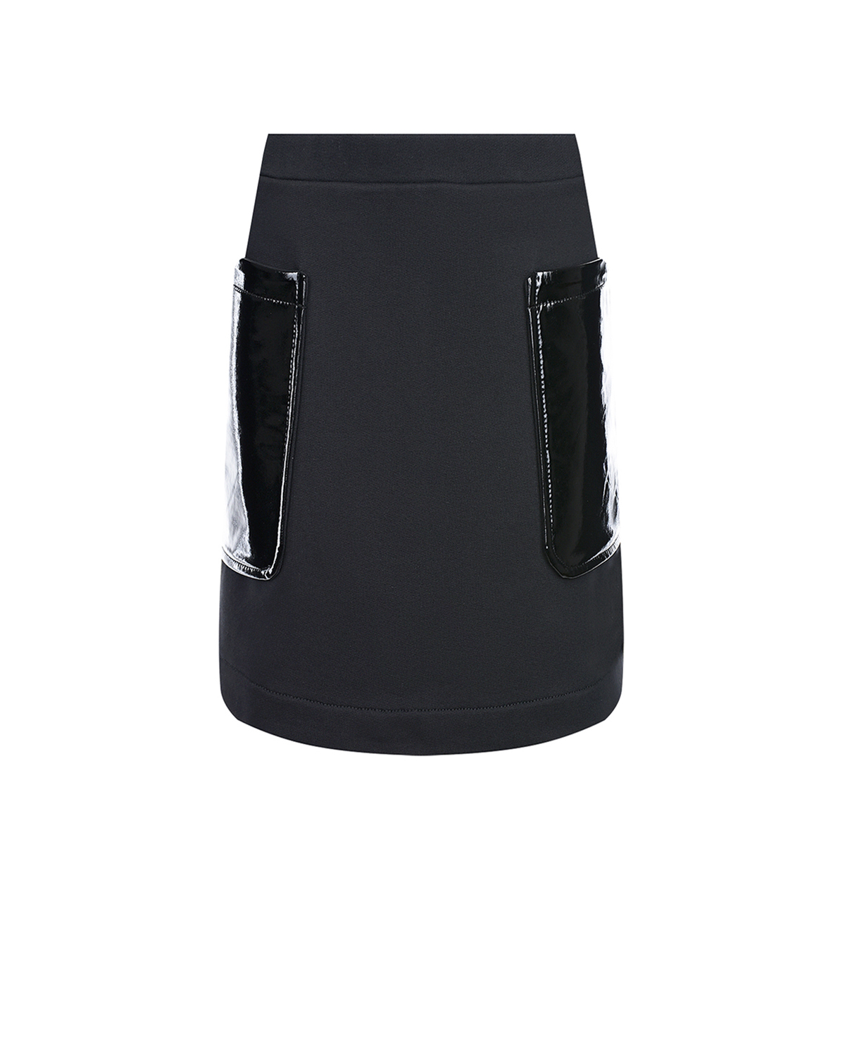 Черная юбка с накладными карманами No. 21 детская