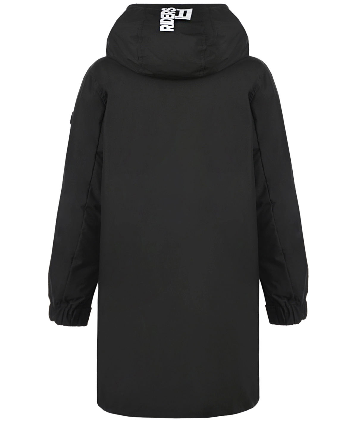 Черная куртка с принтом "Troublemaker" AI RIDERS ON THE STORM детская, размер 128, цвет черный - фото 2