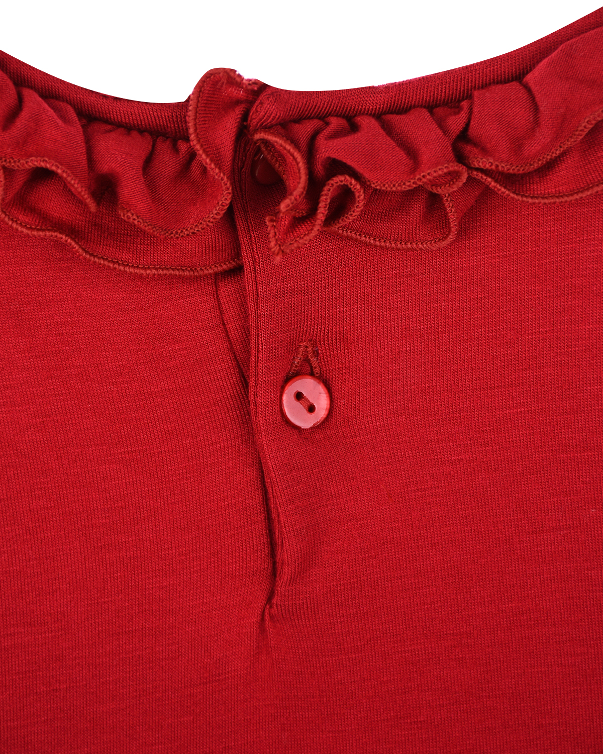 Красная толстовка с рюшами Aletta детская, размер 98, цвет красный - фото 4