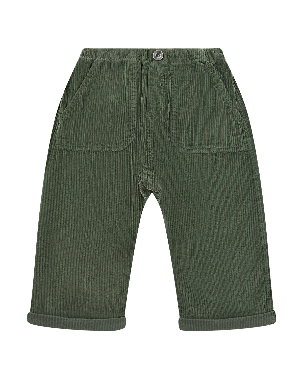 Зеленые вельветовые брюки Aletta детские