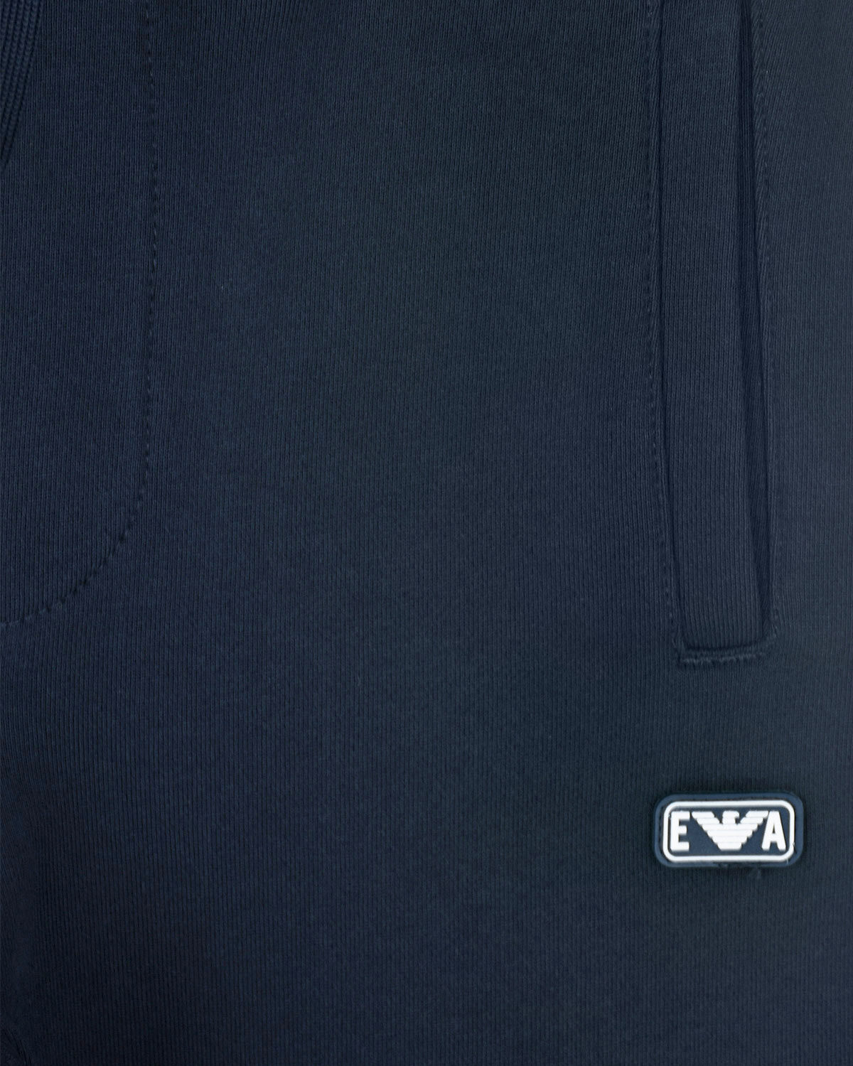 Однотоннные брюки Emporio Armani детские, размер 128, цвет синий - фото 3