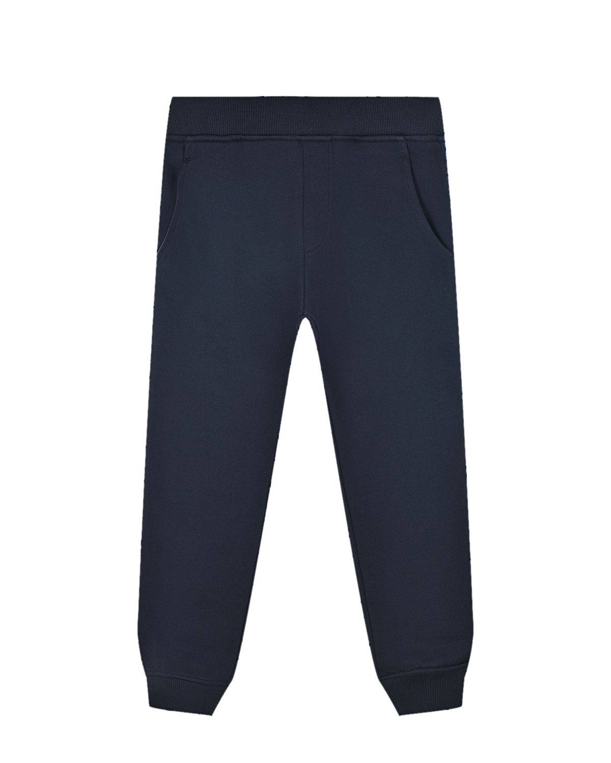 Спортивные брюки с лампасами Emporio Armani детские, размер 128, цвет синий - фото 1