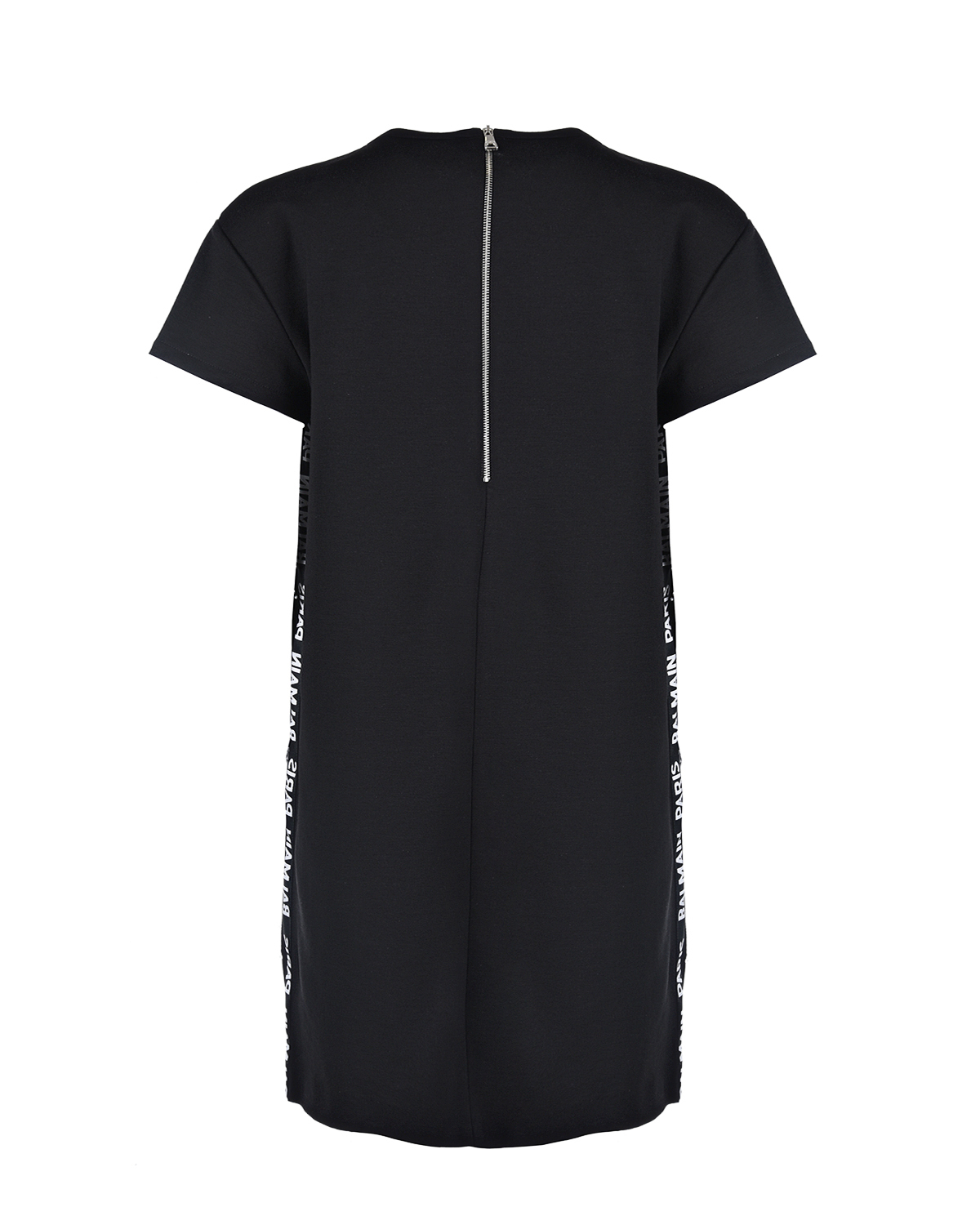 Черное платье со стразами Balmain детское, размер 176, цвет черный - фото 3