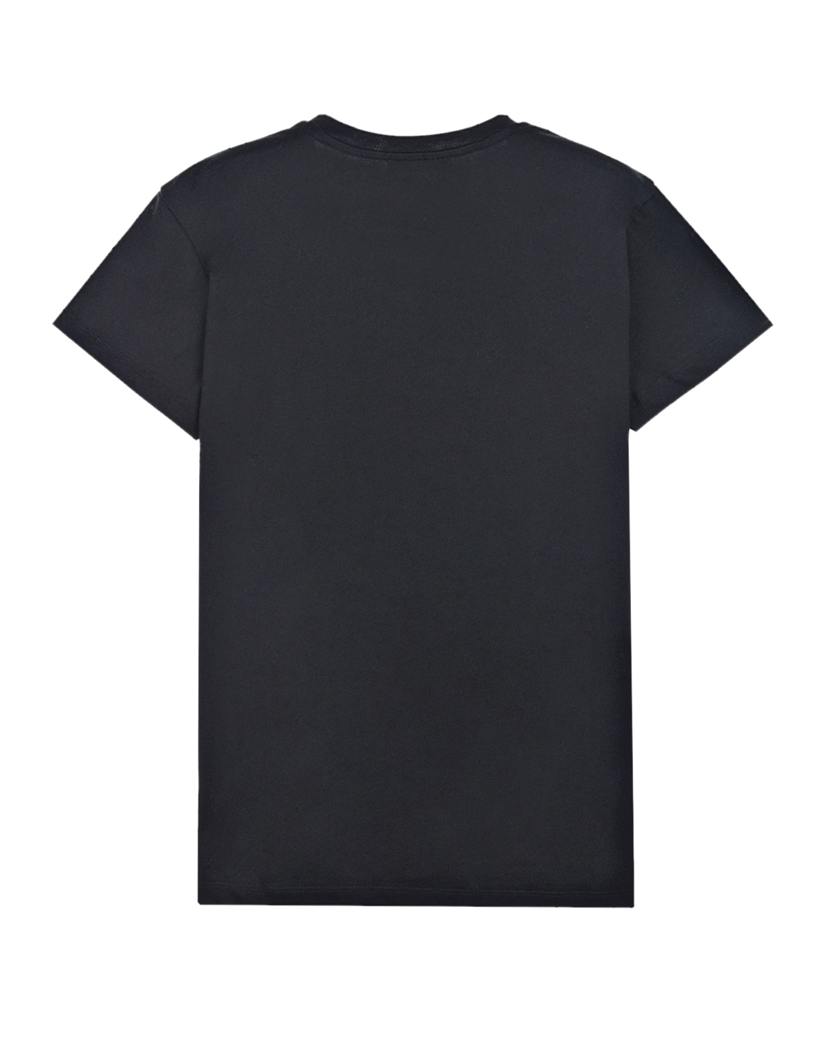Черная футболка с логотипом из страз Balmain детская, размер 152, цвет черный - фото 2