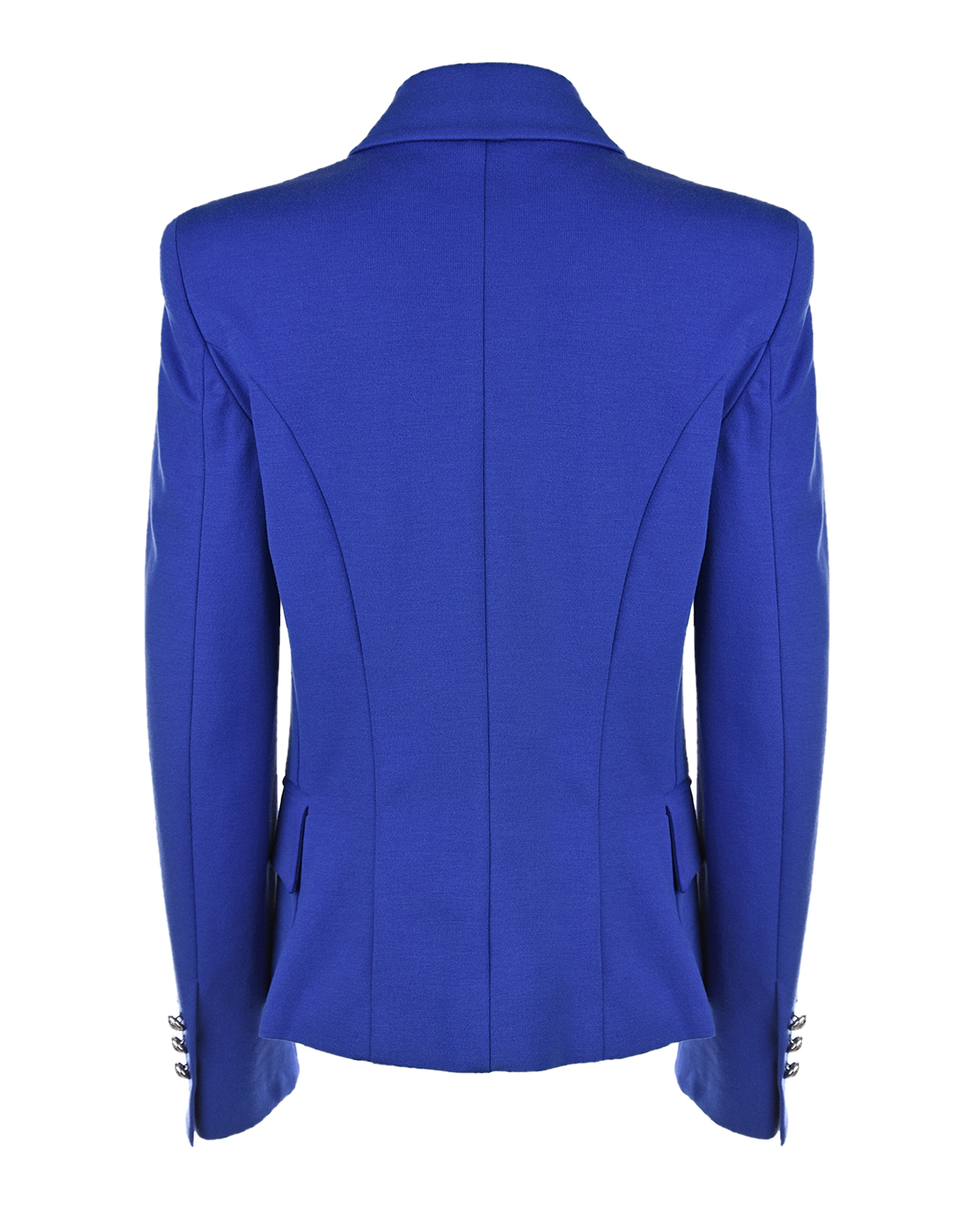 Синий приталенный пиджак на пуговицах Balmain детский, размер 152 - фото 2