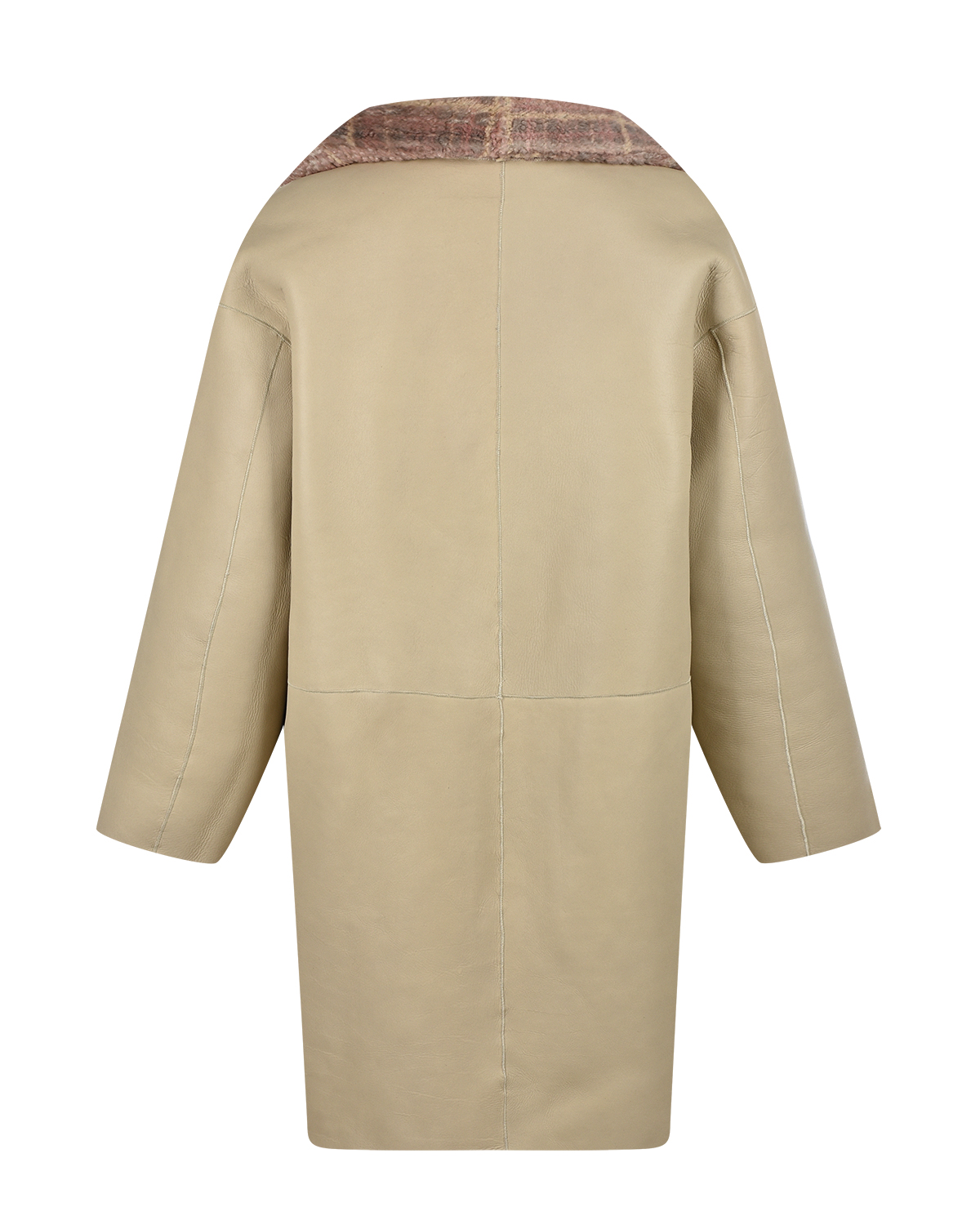 Двухстороннее пальто в клетку Benedetta Novi, размер 44, цвет серый - фото 9