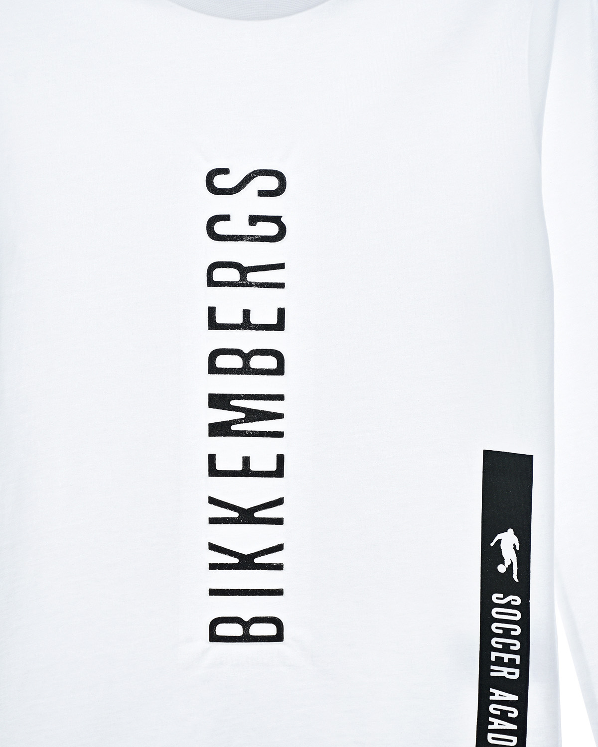 Белая толстовка с контрастным логотипом Bikkembergs детская, размер 116, цвет нет цвета - фото 3