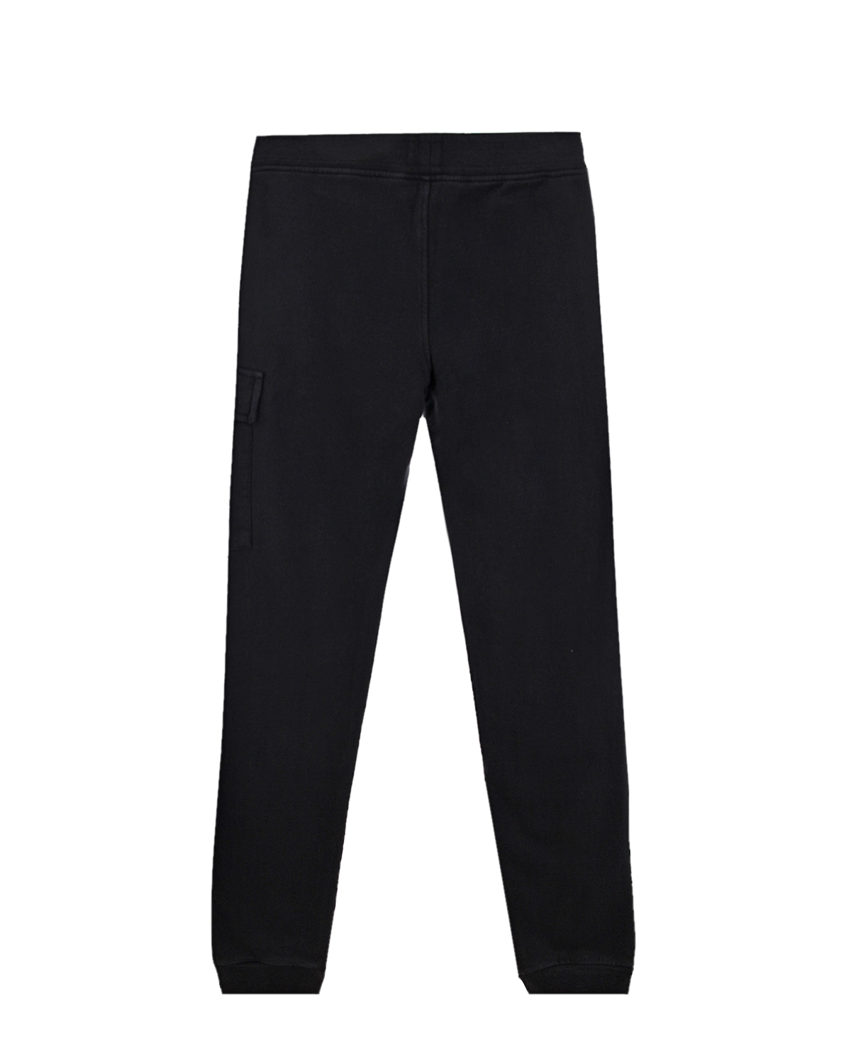 Черные спортивные брюки с накладным карманом CP Company детские, размер 140, цвет черный - фото 2