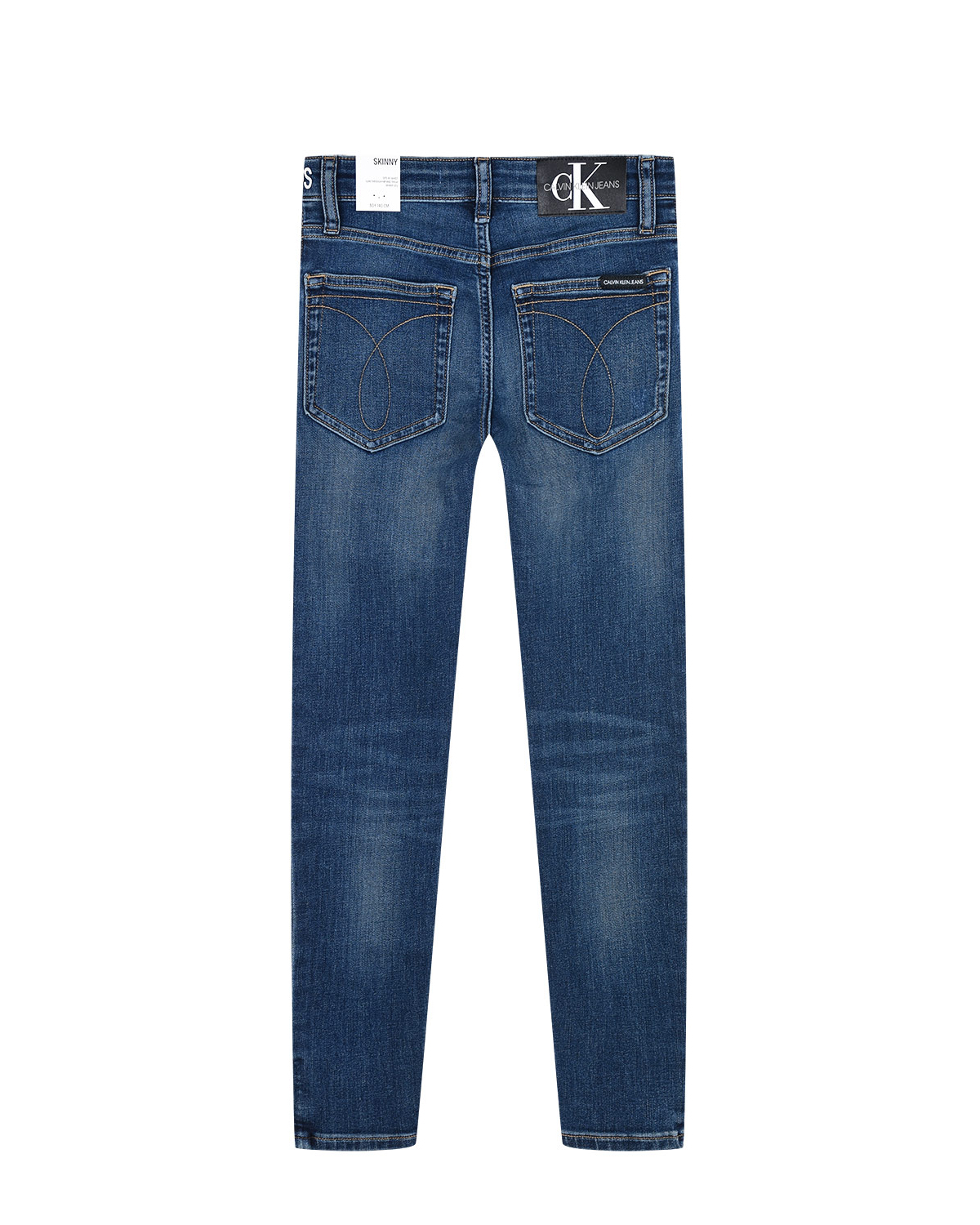 Синие джинсы skinny fit Calvin Klein детские, размер 140, цвет нет цвета - фото 2