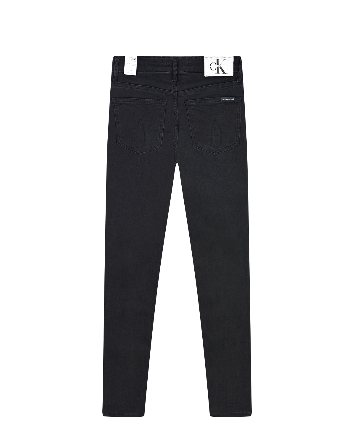 Черные джинсы skinny fit Calvin Klein детские, размер 140, цвет черный - фото 2