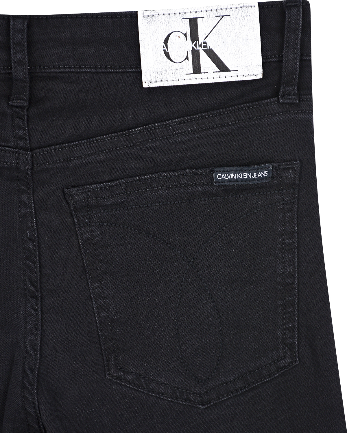 Черные джинсы skinny fit Calvin Klein детские, размер 140, цвет черный - фото 3