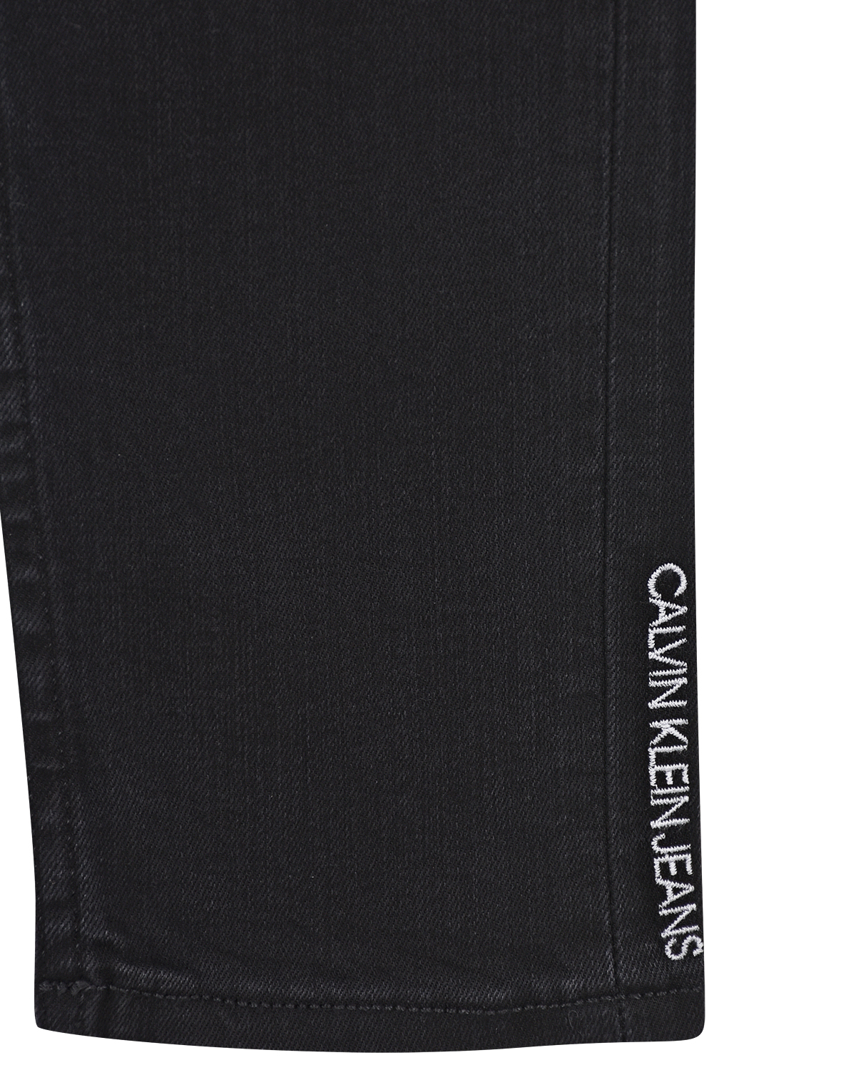 Черные джинсы skinny fit Calvin Klein детские, размер 140, цвет черный - фото 4