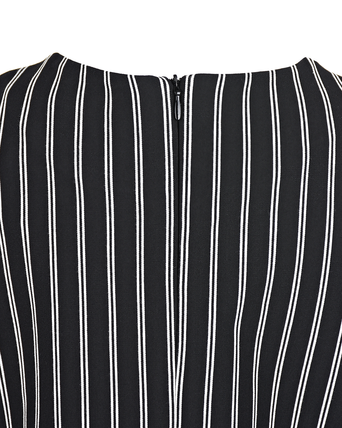 Черное платье в белую полоску Calvin Klein детское, размер 152, цвет нет цвета - фото 3