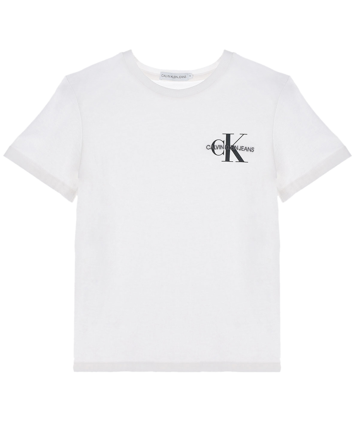 Белая футболка с логотипом Calvin Klein детская, размер 140, цвет нет цвета - фото 1