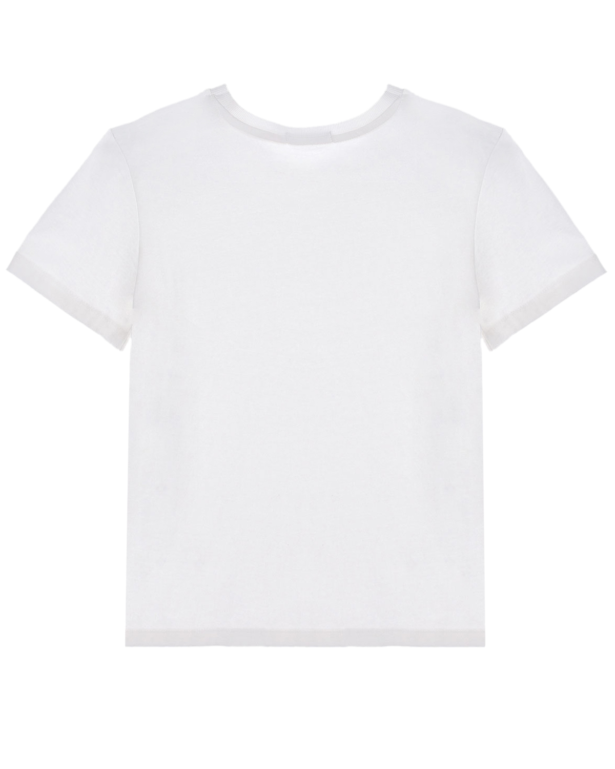 Белая футболка с логотипом Calvin Klein детская, размер 140, цвет нет цвета - фото 2