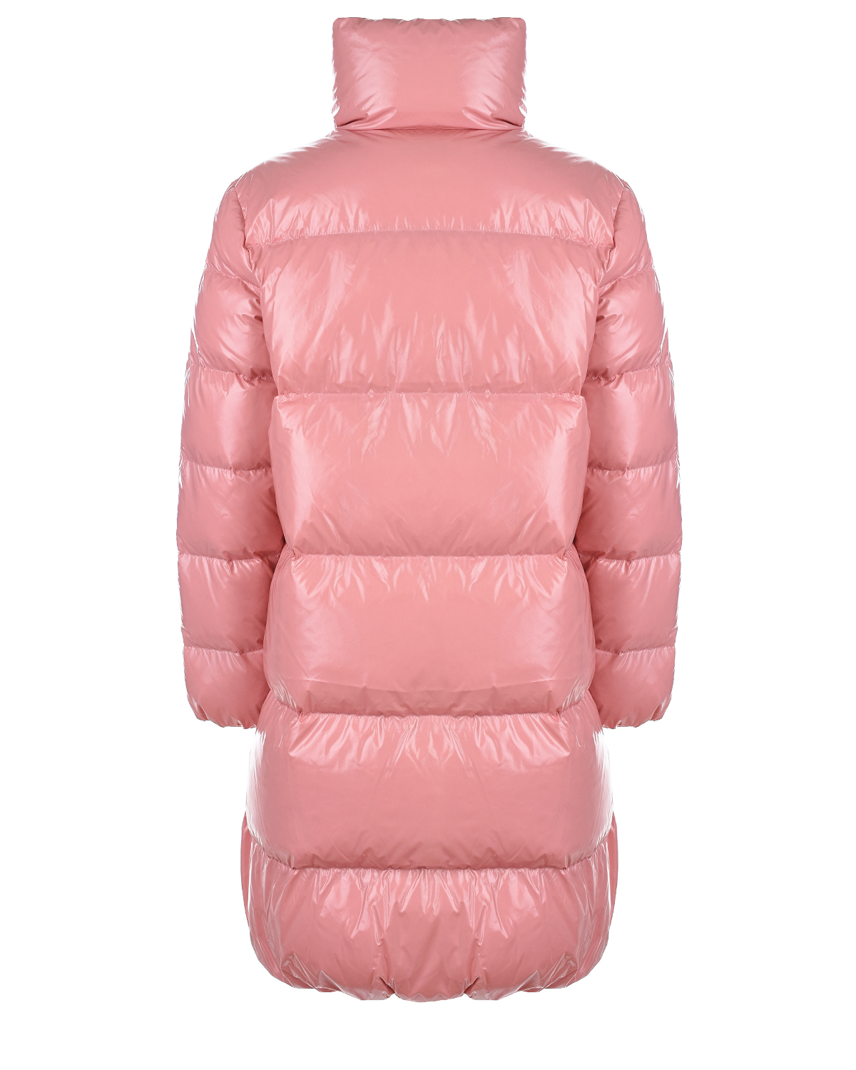 Розовое пальто-пуховик Calvin Klein детское, размер 176, цвет розовый - фото 3