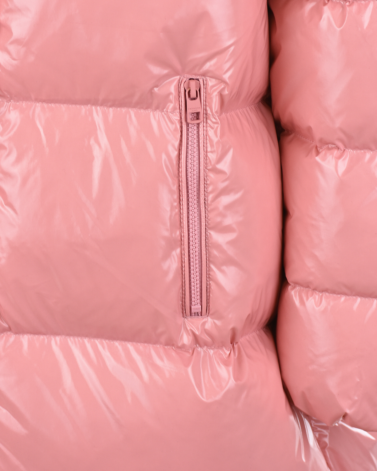 Розовое пальто-пуховик Calvin Klein детское, размер 176, цвет розовый - фото 5