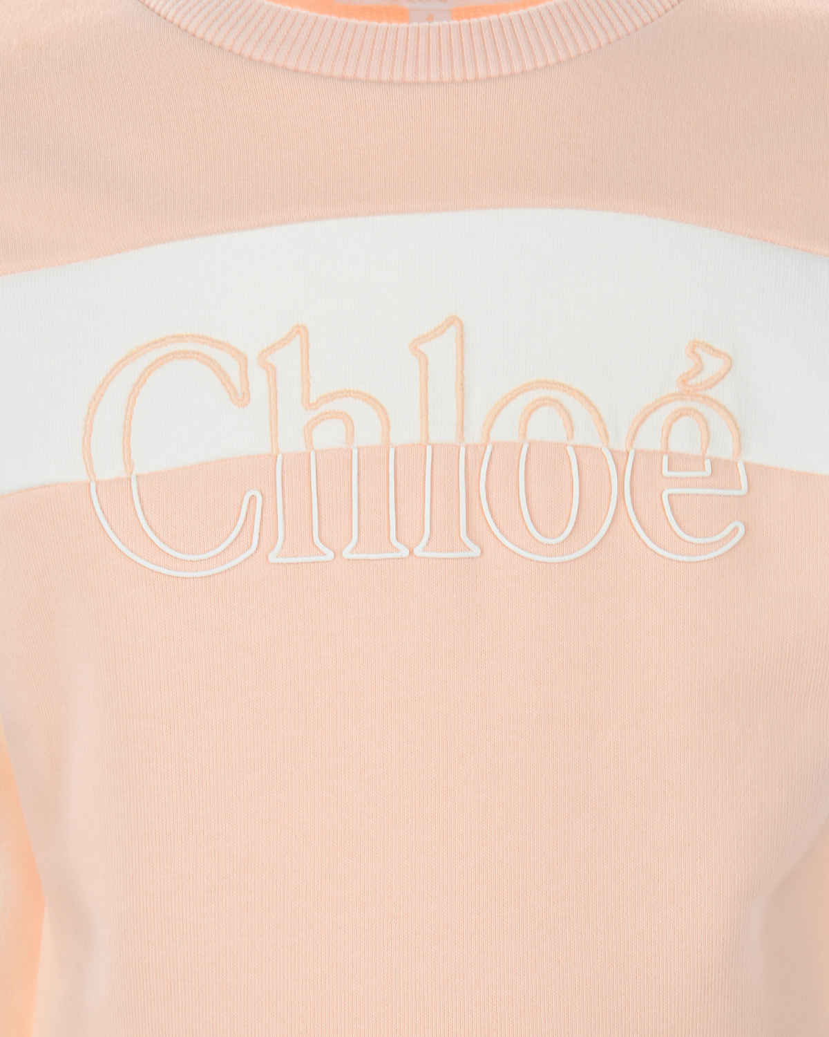 Розовое платье с белой полосой Chloe детское, размер 104, цвет розовый - фото 3