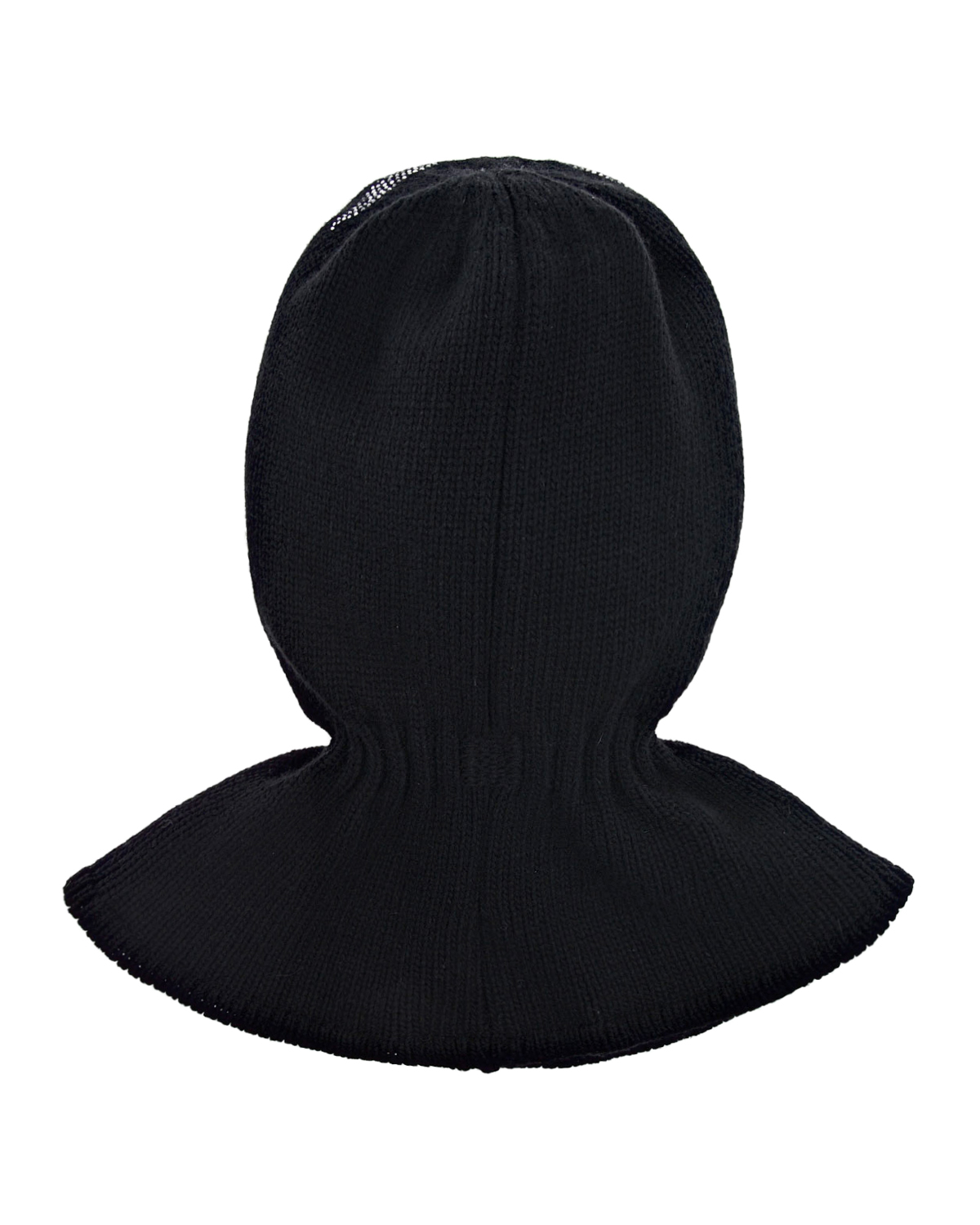 Черная шапка-шлем со стразами Chobi детская, размер 52/54, цвет черный - фото 4